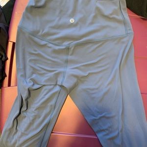 Lululemon Align 25” Pant size 6 light blue
